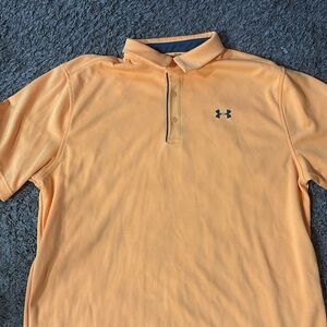 Under Armour Men's Bright Orange Polo Shirt